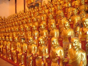 Die 500 Lohans des Longhua-Tempels
