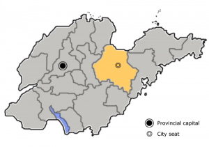 Karte Provinz Shandong